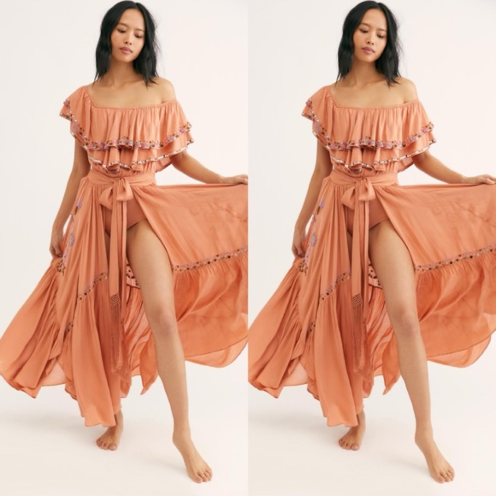 RARE Free People Bali Stevie Festival Bodysuit